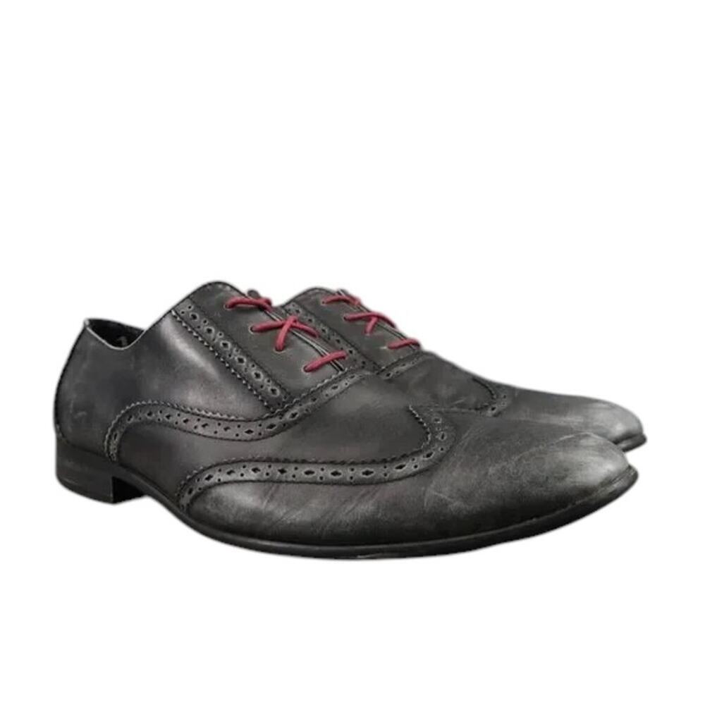 Original Penguin Shoes Mens 13 Oxfords Wingtip Leather Formal Distressed Classic